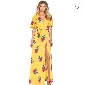 Privacy Please wrap maxi dress